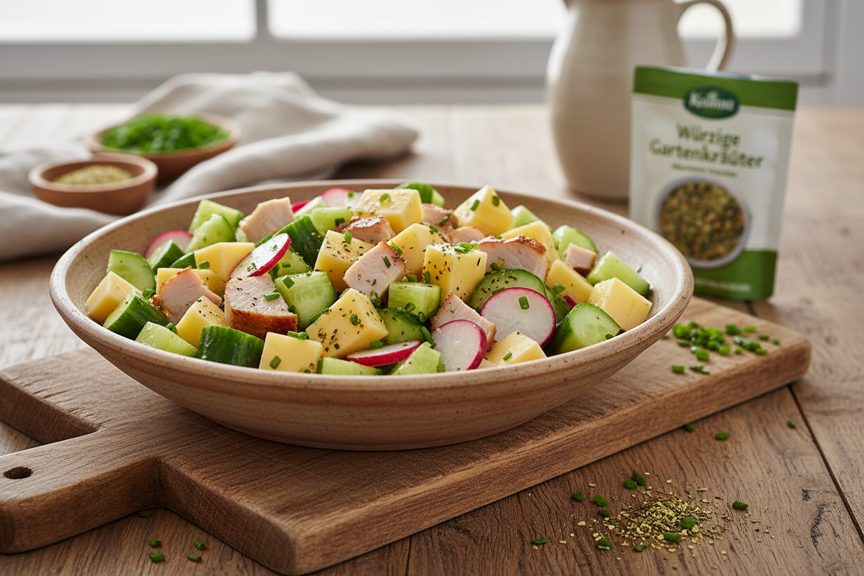 Käse-Puten-Salat