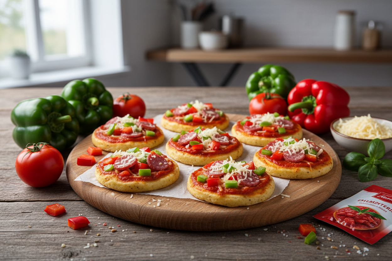 Lustige Kartoffelpizzen