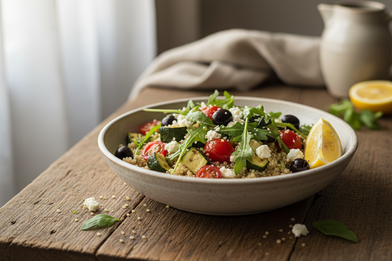 Mediterrane Quinoa-Bowl