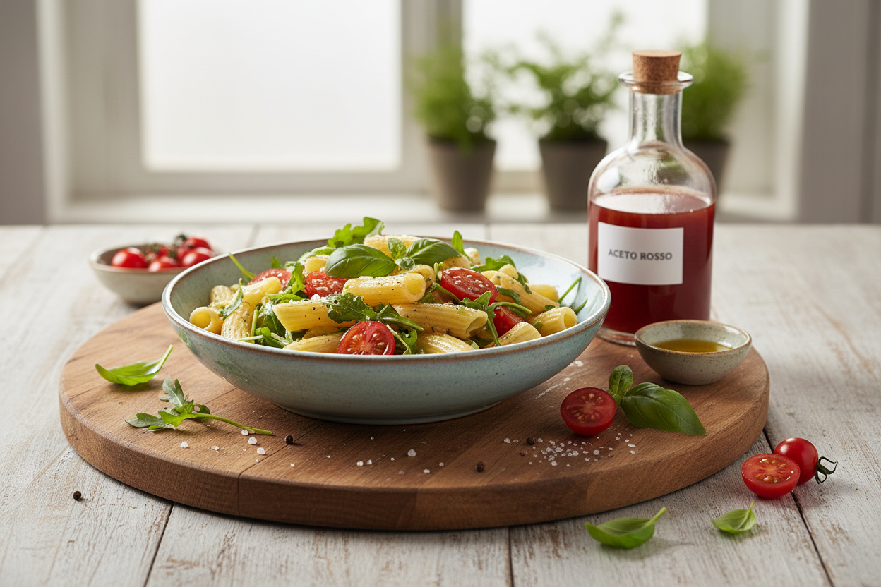 Mediterraner Pasta-Salat mit Pipe Rigate