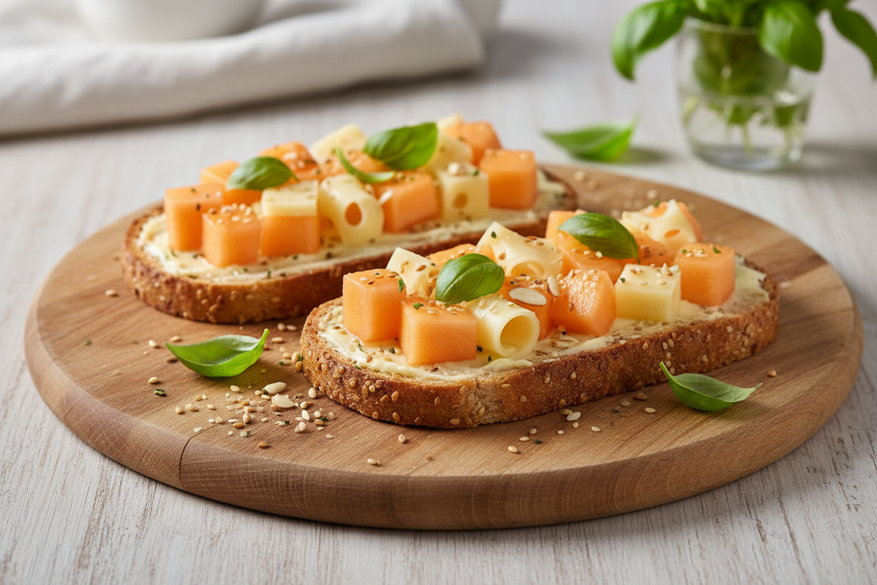 Melonen-Toast