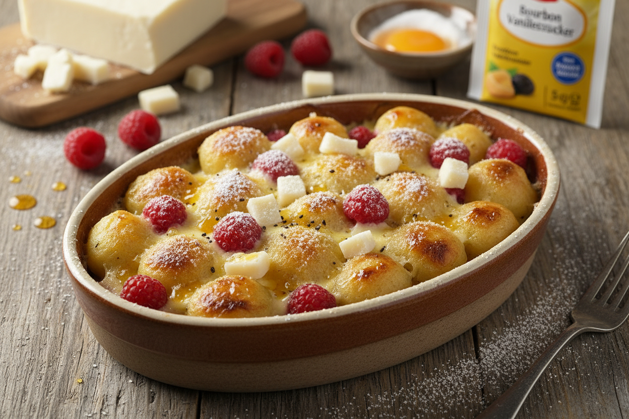Miniknödel-Gratin