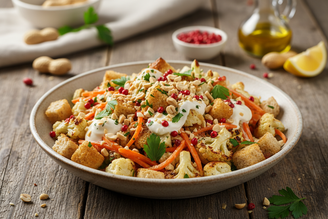 Nussiger Blumenkohlsalat