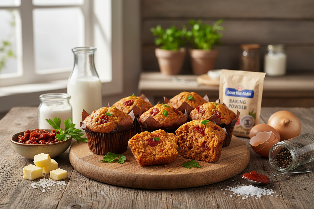 Pikante Tomaten-Muffins