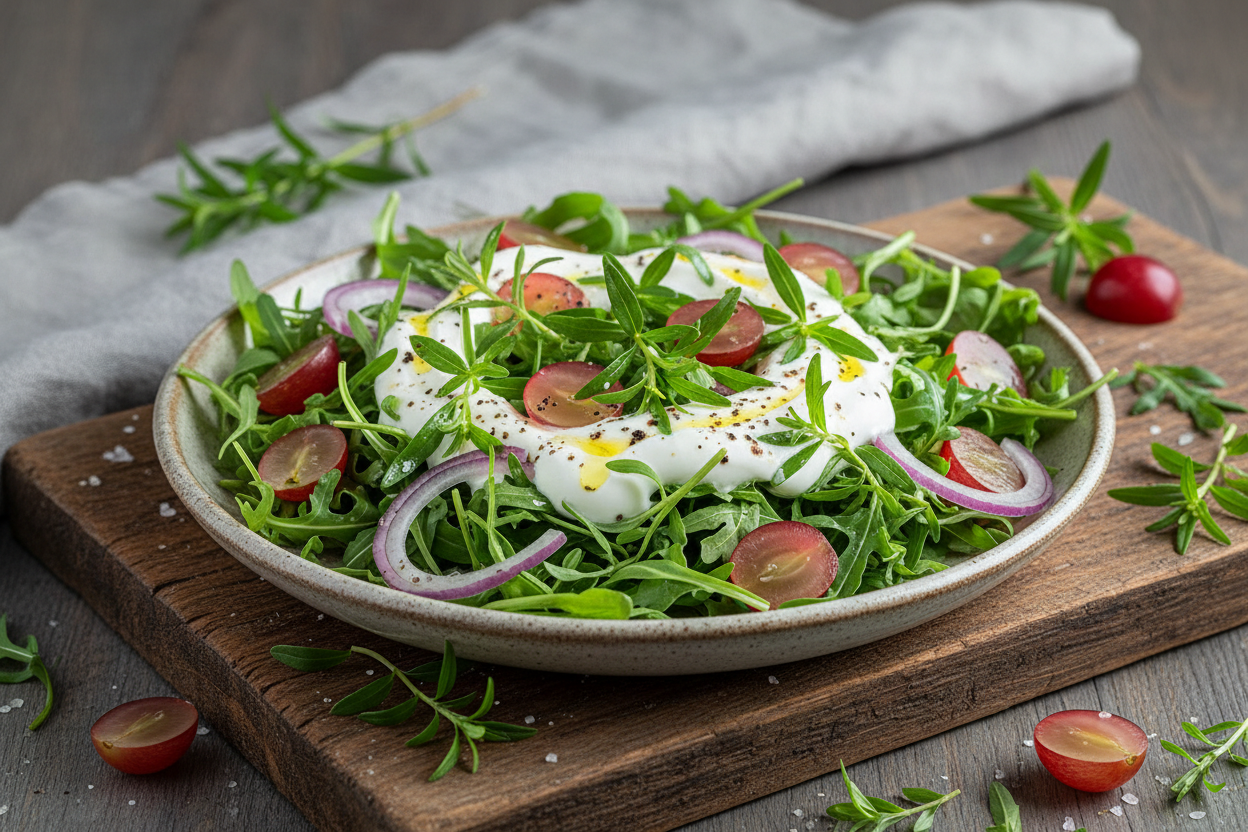 Rucola-Estragon-Salat